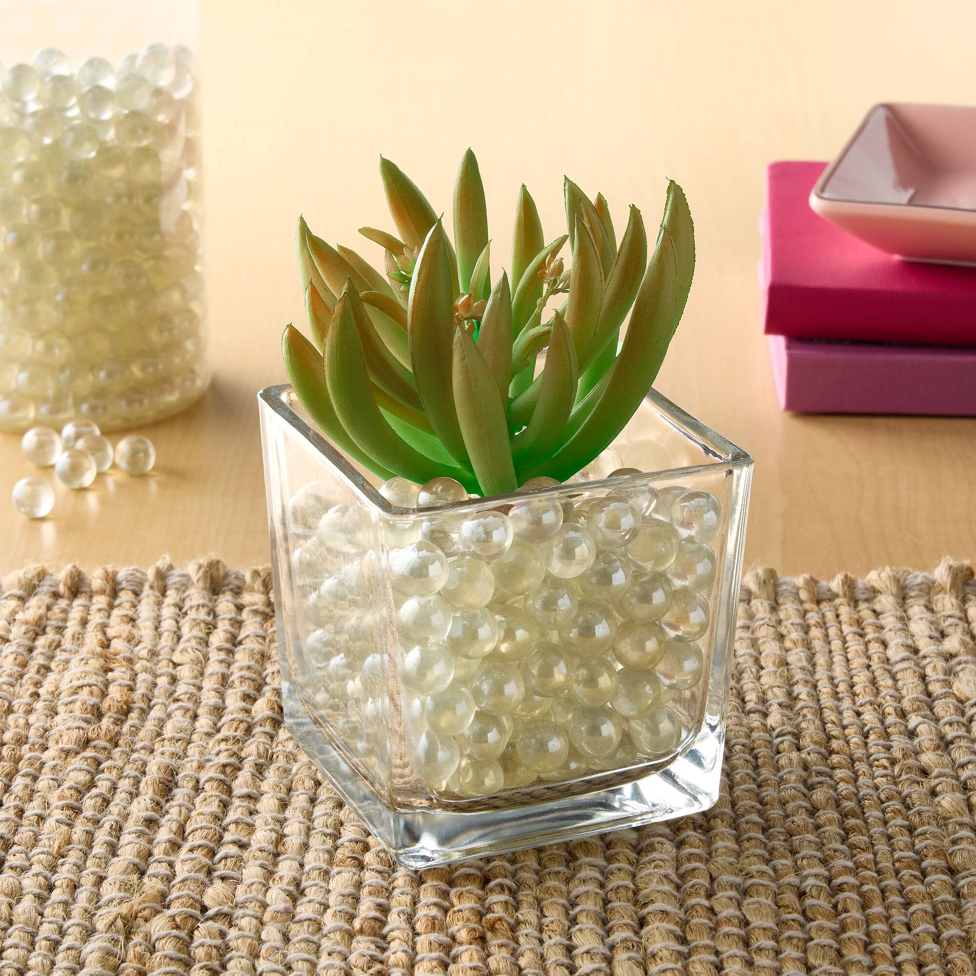 Clear Luster Mini Marble Decorative Filler by Ashland®